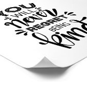 Poster Inspirerend prijsopgave (Hoek)