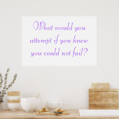 Poster Inspirerend prijsopgave (Keuken)