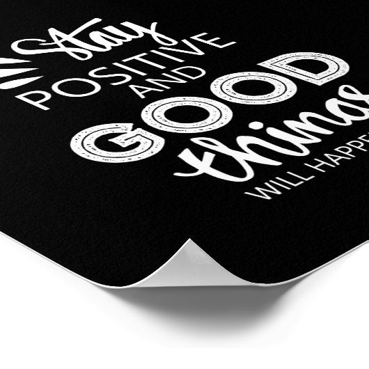 Poster Inspirerend prijsopgave (Hoek)