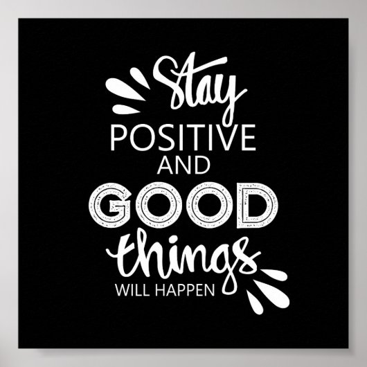 Poster Inspirerend prijsopgave (Voorkant)