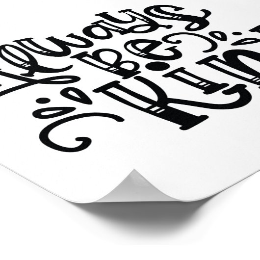 Poster Inspirerend prijsopgave (Hoek)