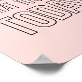 Poster Inspirerend prijsopgave: de toekomstige roz (Hoek)