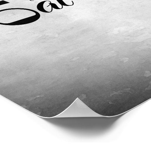 poster inspirerend prijsopgave één dag per keer (Hoek)