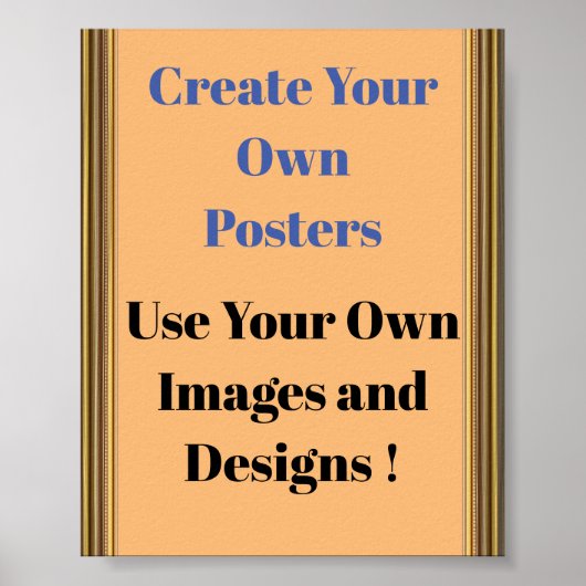 Poster Instant Download Template (Voorkant)