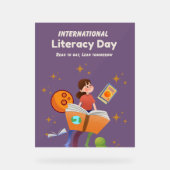 Poster Internationale Dag van de Geletterdheid (Voorkant)