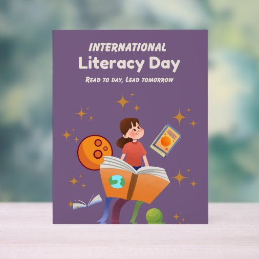 Poster Internationale Dag van de Geletterdheid (Neutraal)
