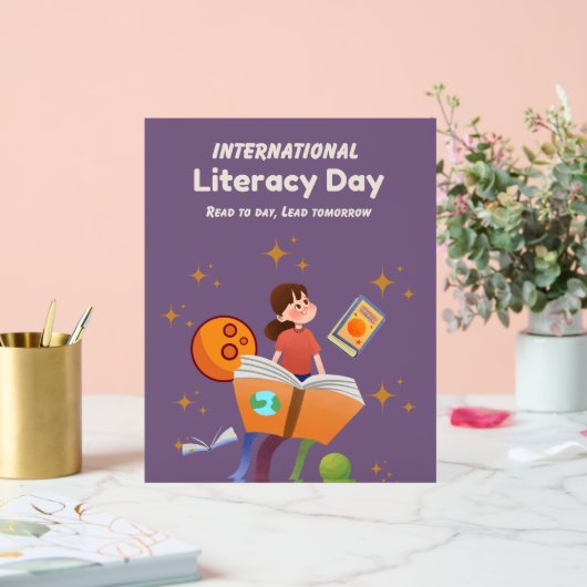 Poster Internationale Dag van de Geletterdheid (Huwelijk)