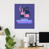 poster internationale vrouwendag (Thuiskantoor)