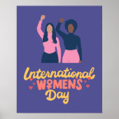 poster internationale vrouwendag (Voorkant)