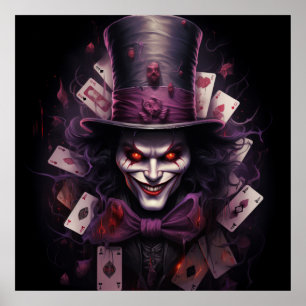 Poster Intrigue du Joker in de Cartes Spel