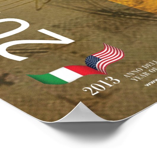 Poster inzake vogelvlucht Leonardo da Vinci Codex (Hoek)