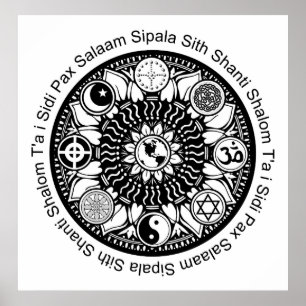 poster iPeace Mandala