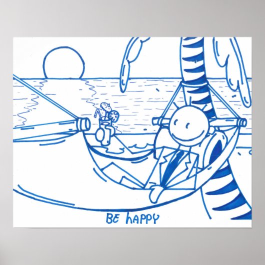 Poster is blij (Voorkant)