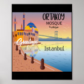 Poster Istanbul Turkije (Voorkant)