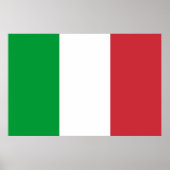 Poster: Italiaanse vlag Poster (Voorkant)