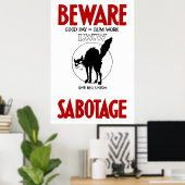 Poster IWW Propaganda (Thuiskantoor)