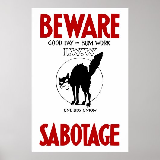 Poster IWW Propaganda (Voorkant)