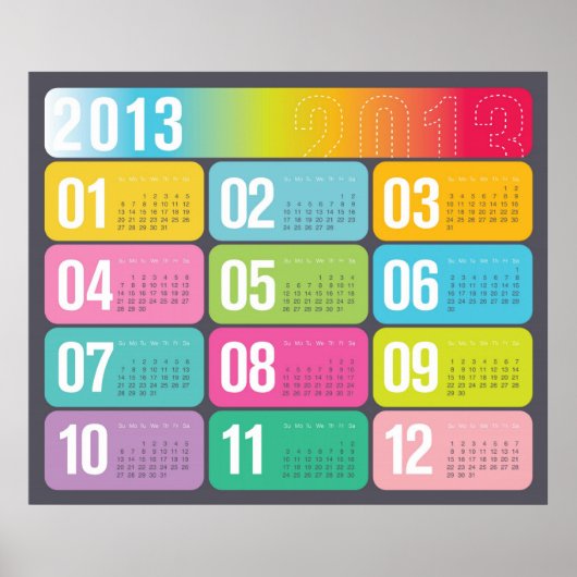 poster jaarkalender 2013 (Voorkant)