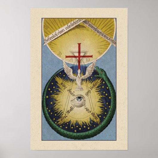 poster Jacob Böhme over het gesprek tussen Souls (Voorkant)