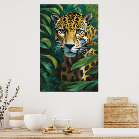 Poster | Jaguar | Kunst (Keuken)