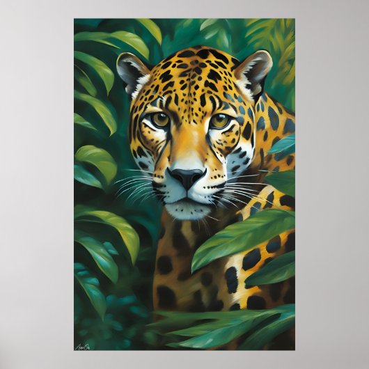 Poster | Jaguar | Kunst (Voorkant)