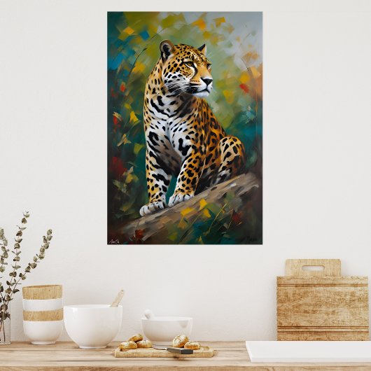 Poster | Jaguar | Kunst (Keuken)