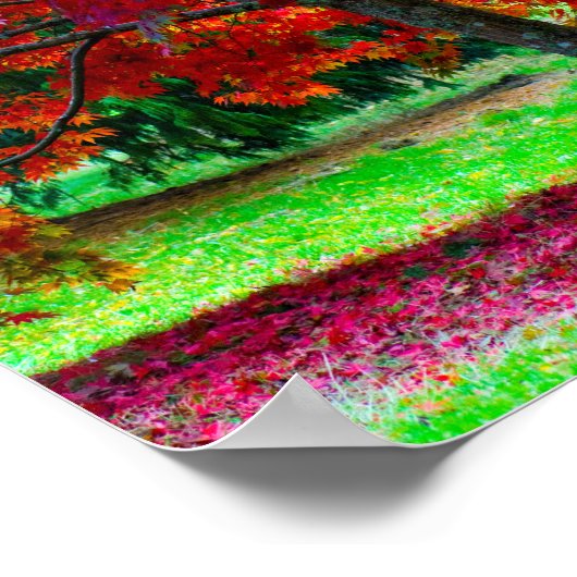 Poster Japanse apelboom (Hoek)