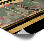 Poster- Japanse Art-Utamaro Kitagawa Poster (Hoek)