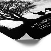 Poster Japanse gedistilleerde drank (zwart-wit) (Hoek)