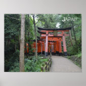 Poster Japanse Torii Gates (Voorkant)
