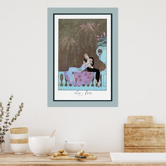 Poster Jazz Age Fireworks (Keuken)