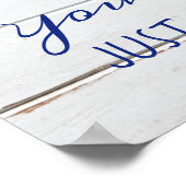 Poster-je bent prachtig net zoals je bent poster (Hoek)