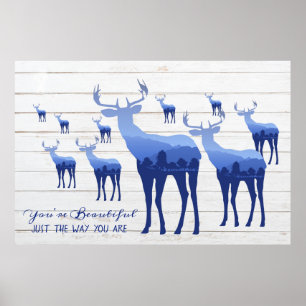 Poster-je bent prachtig net zoals je bent poster