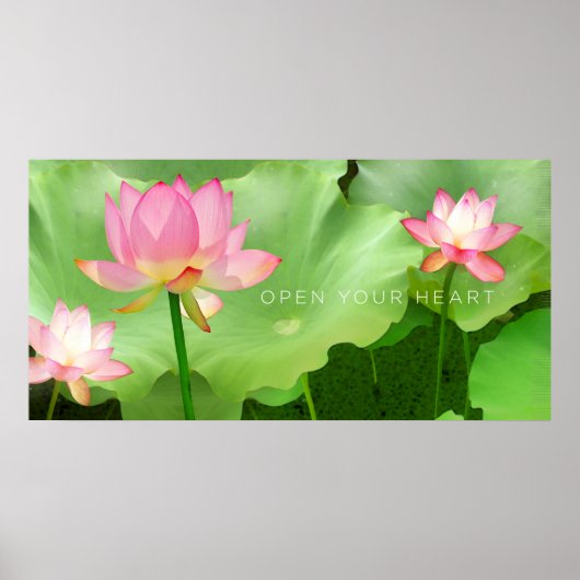 poster 'Je hart openen' (Voorkant)