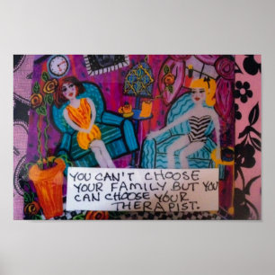 POSTER - JE KUNT JE GEZIN NIET KIEZEN