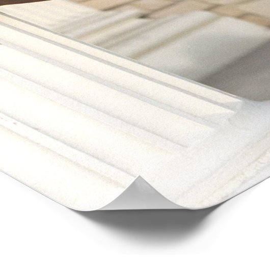 Poster, Jean Scutt Pushing Column Poster (Hoek)