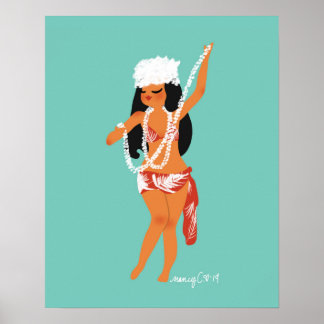 Poster Jeanne's tiare