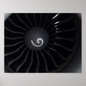 Poster Jet-engine (Voorkant)