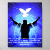 Poster - Jezus en Heilige Geest als een hond (Voorkant)