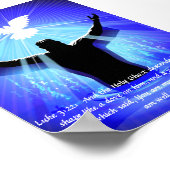 Poster - Jezus en Heilige Geest als een hond (Hoek)