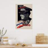 Poster Joegoslavië Lang leve Tito (Keuken)