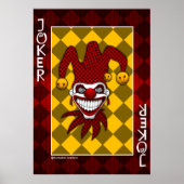 Poster Joker Kaart (Voorkant)