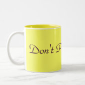 Poster Joy niet Tweekleurige Koffiemok (Links)