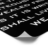 poster "JUST" (Hoek)