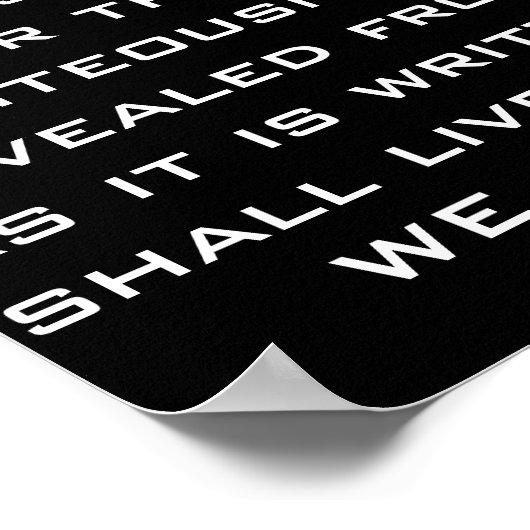 poster "JUST" (Hoek)