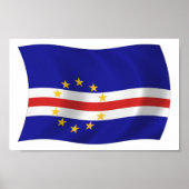 Poster Kaapverdische vlag afdrukken (Voorkant)