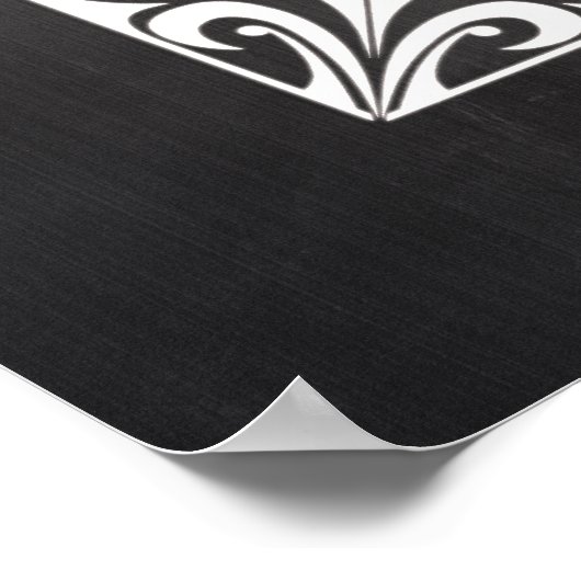 Poster Kaart eindtitel (Hoek)