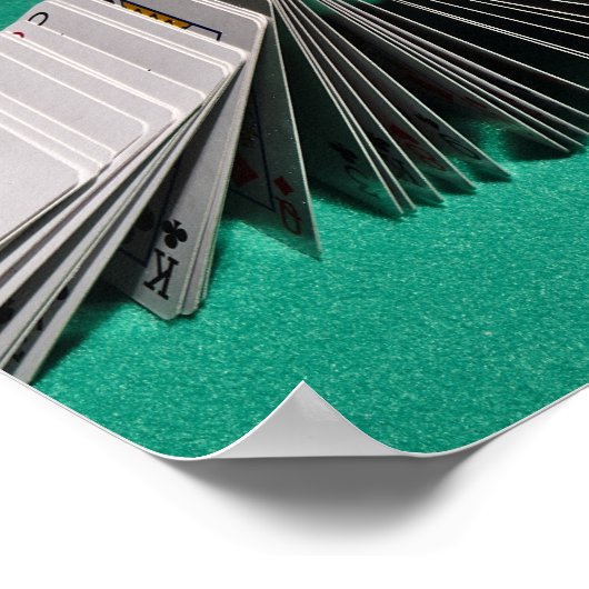 Poster: Kaarten spelen Poker Domino Poster (Hoek)