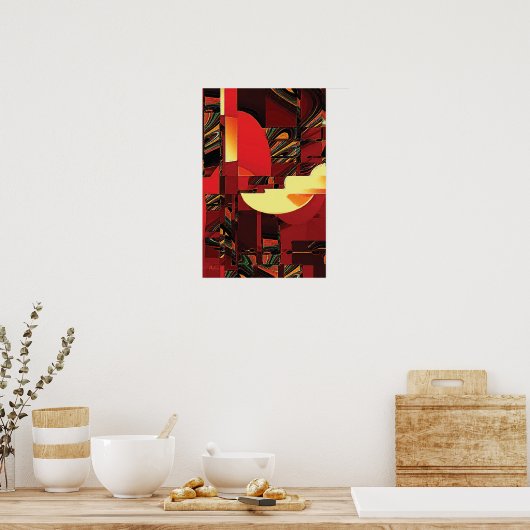 Poster Kaffee Restaurant (Keuken)