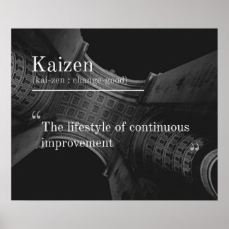 Poster Kaizen (Continue verbetering)